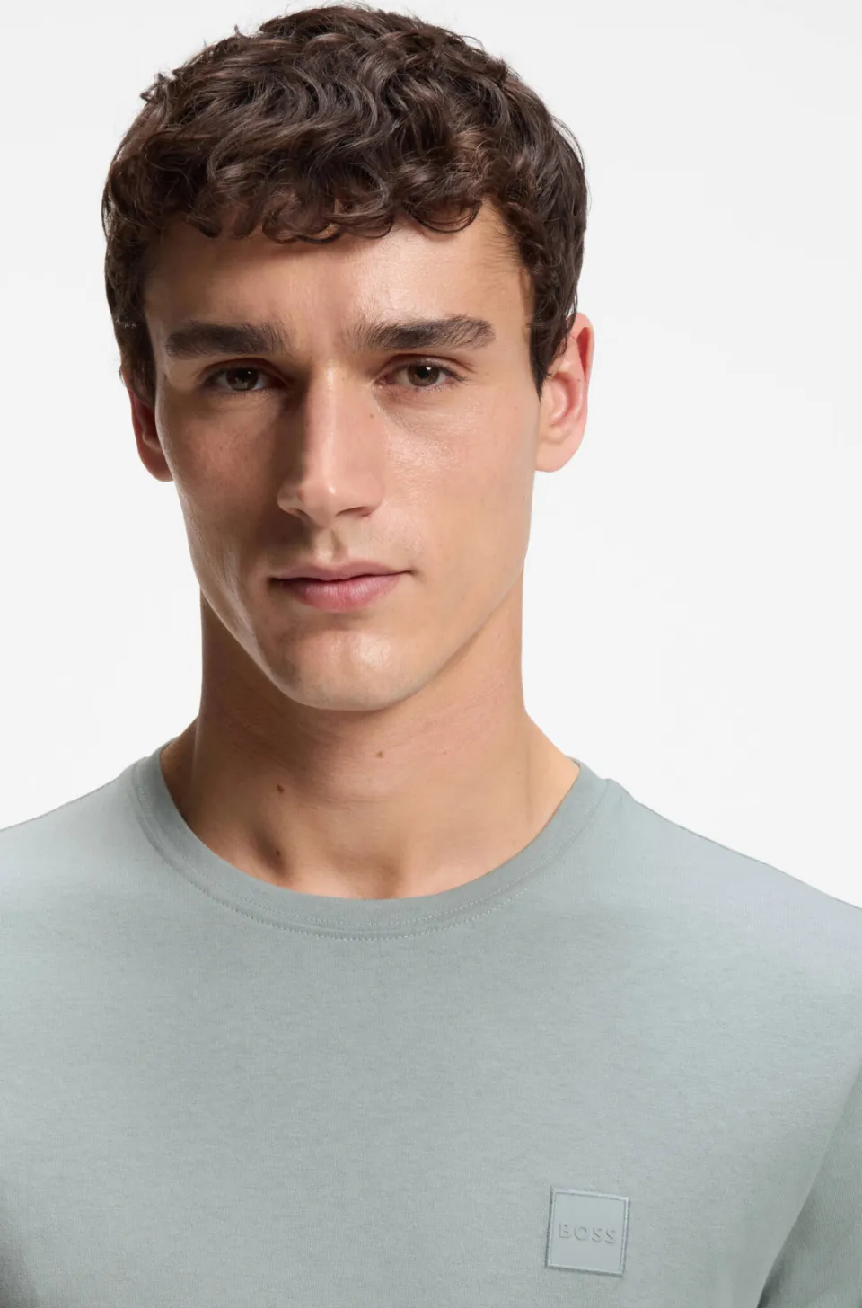 Boss regular fit T-shirt - grijs, foto 4