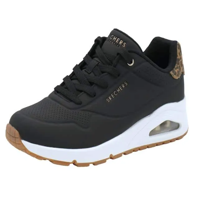Skechers Uno Jungle Nite veterschoenen zwart, foto 3