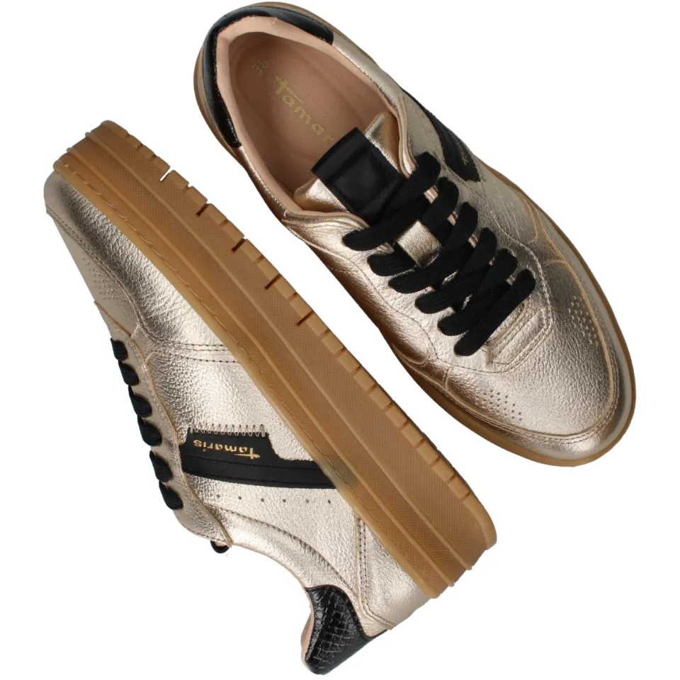 Tamaris sneakers goudkleurig, foto 7