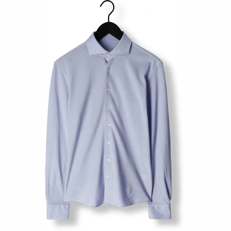 Profuomo Knitted Shirt slim fit blauw, foto 2
