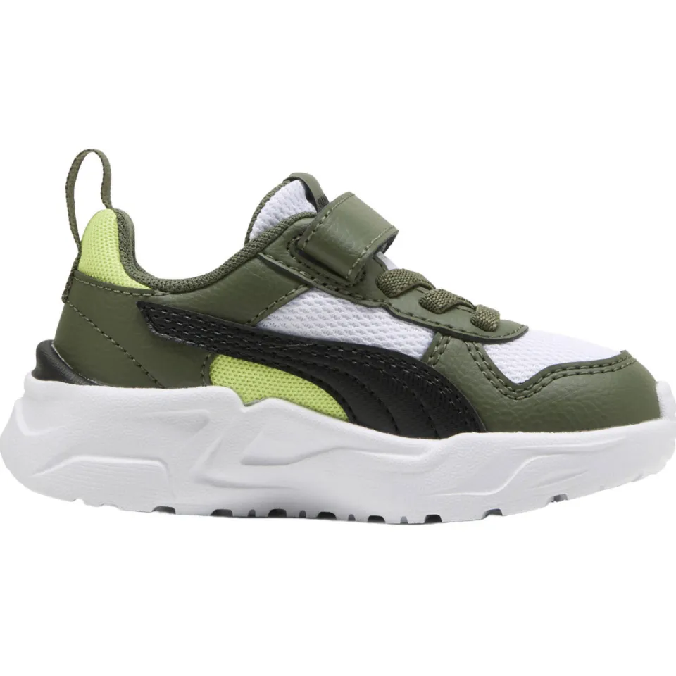 Puma Trinity 3 LT sneakers wit kaki Wit/kaki