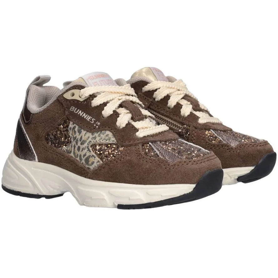 BunniesJR Daan Dash sneakers donkerbruin, foto 4