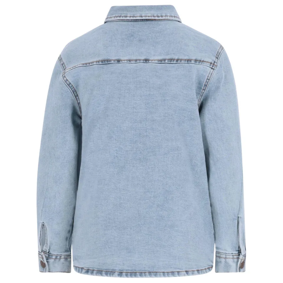 Like Flo junior denim casual overhemd - lichtblauw, foto 3