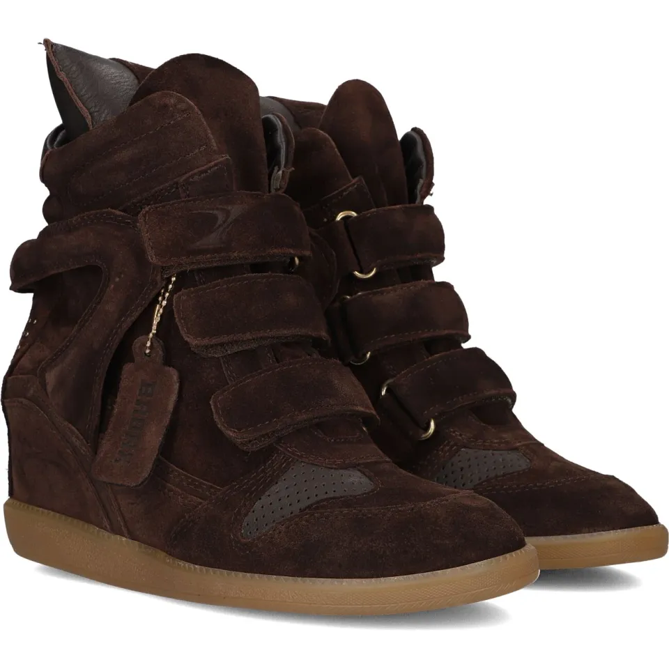 Bronx JAE-YY hoge sneaker bruin, foto 3