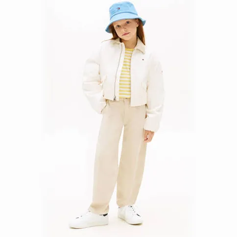 Tommy Hilfiger barrel casual broek beige, foto 4