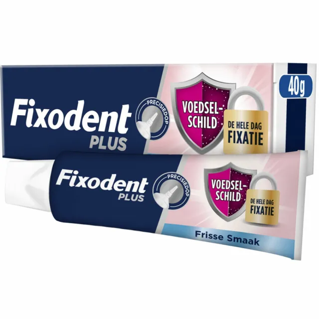 Fixodent 1+1 gratis: Fixodent Kleefpasta Plus 40 gr