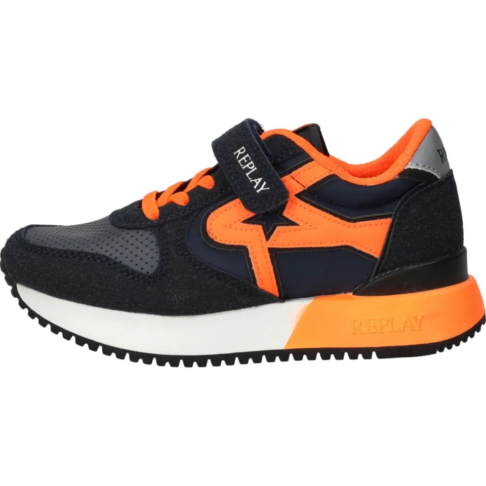 Replay Fiber JR 7 sneaker blauw, foto 6