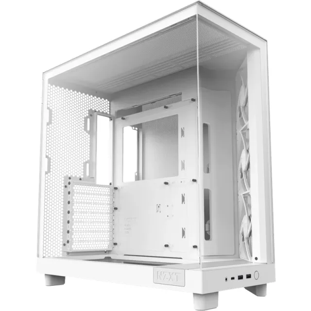 Nzxt H6 Flow midi tower behuizing wit