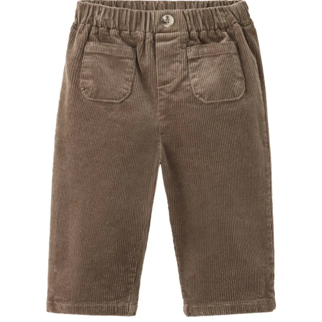 Mango Kids corduroy casual broek - bruin