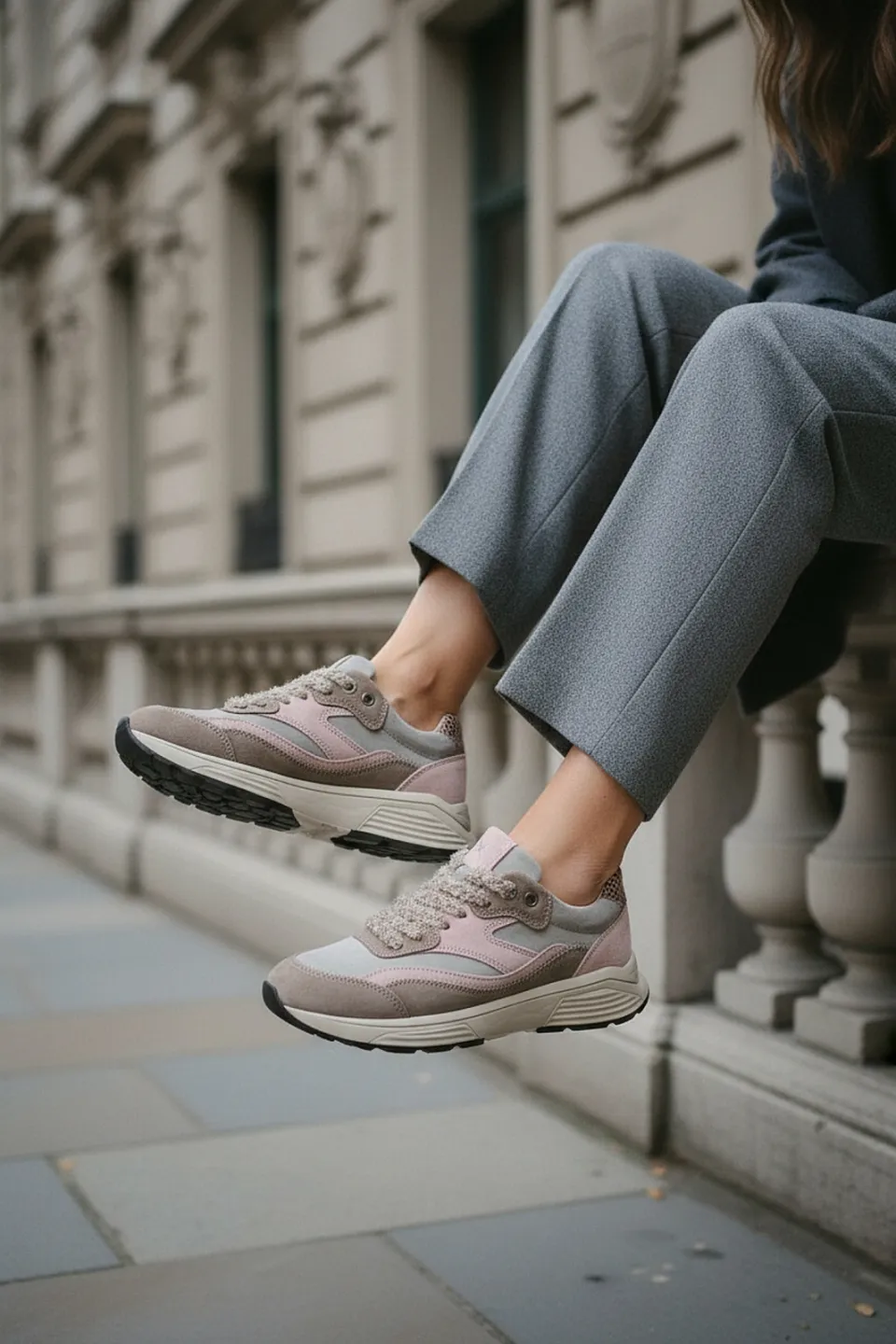 Xsensible Liberty Stretchwalker sneakers beige, foto 6