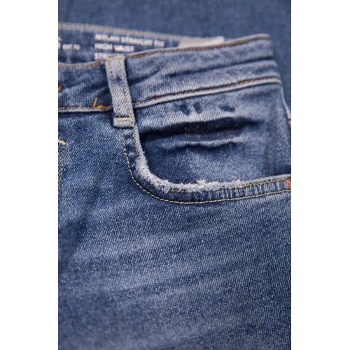 Garcia cropped straight leg jeans 576 Mylah dark used, foto 6