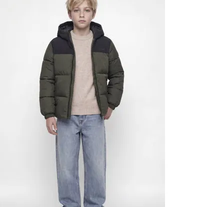 Jack & Jones JUNIOR gebreide trui met wol - beige, foto 5