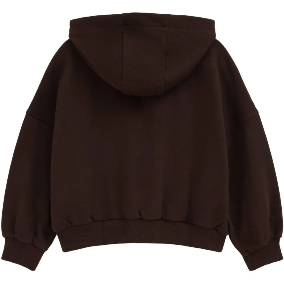WE Fashion hoodie met print - donkerbruin, foto 3