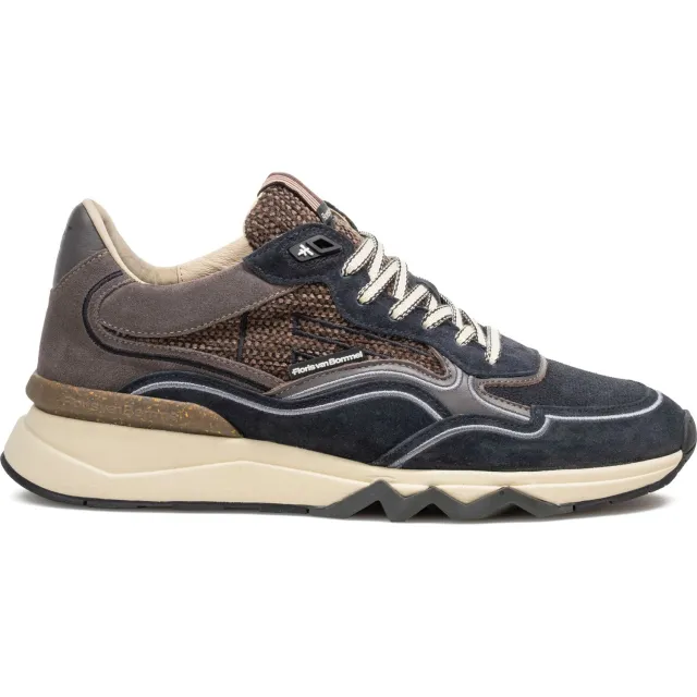 Floris Van Bommel SFM-10198 De Zager lage sneaker navy Multi