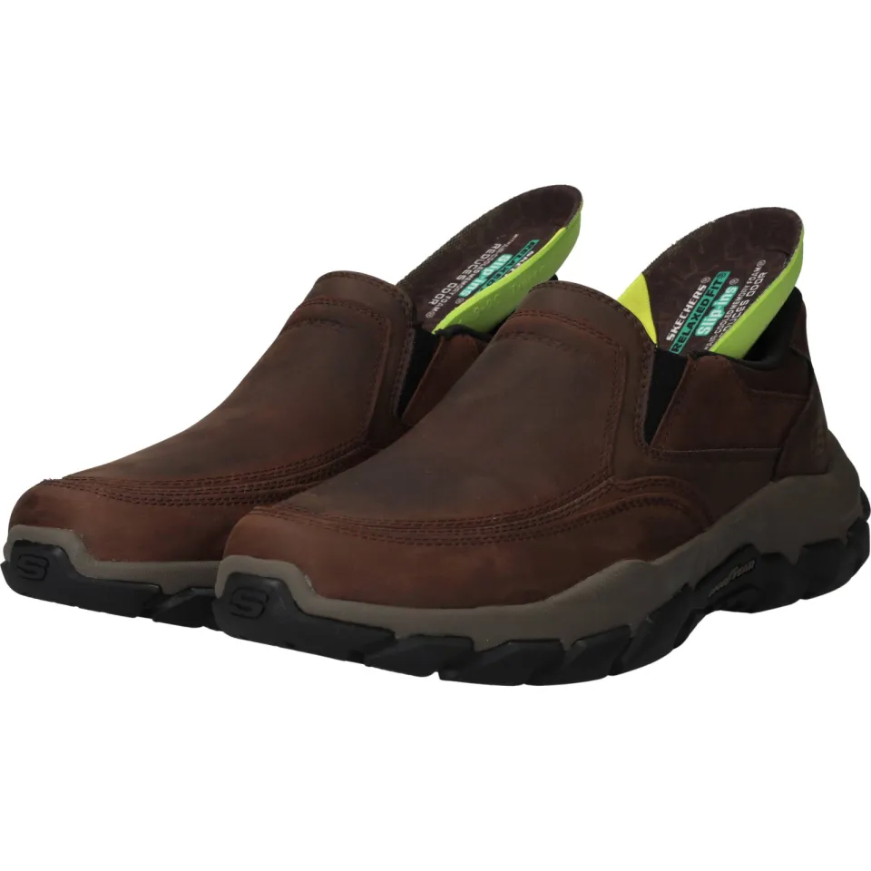 Skechers Slip-Ins Relaxed Fit Santoro instapper bruin, foto 6