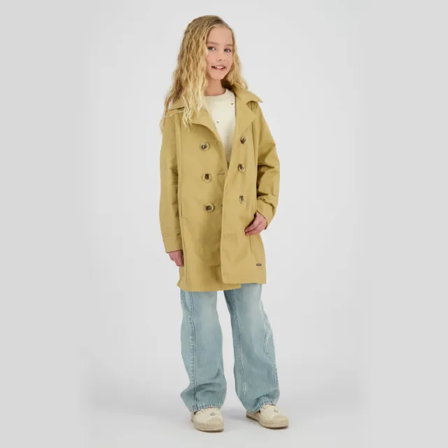 Vingino Tuvanne trenchcoat zand Lichtzand