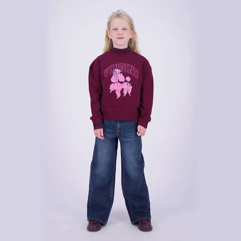 Vingino Cherry wide leg jeans - donkerblauw, foto 5