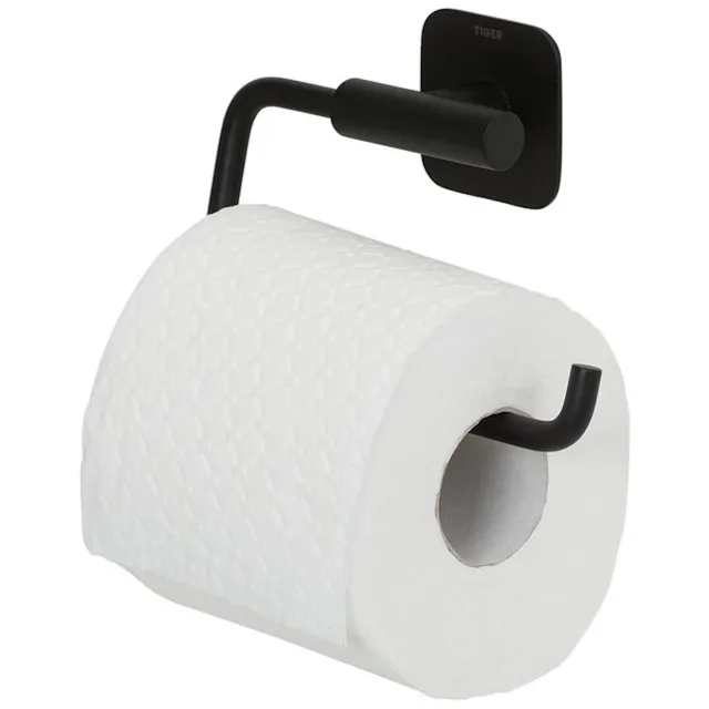 Tiger Toiletrolhouder Tiger Colar Hangend Zonder Klep Zwart
