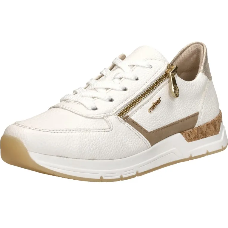 Rieker 58902-80 sneaker wit, foto 3