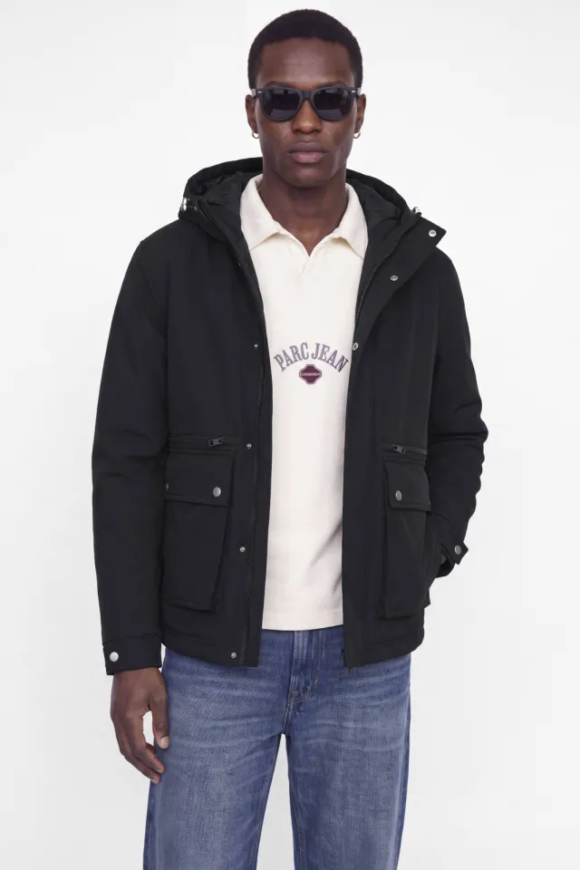 Jack & Jones Wolf parka-jas zwart, foto 2