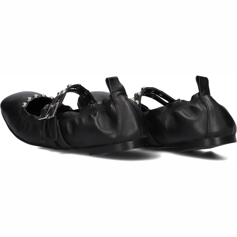 Stefano Lauran Ballerina's Bailarina Arrugada Zwart, foto 4