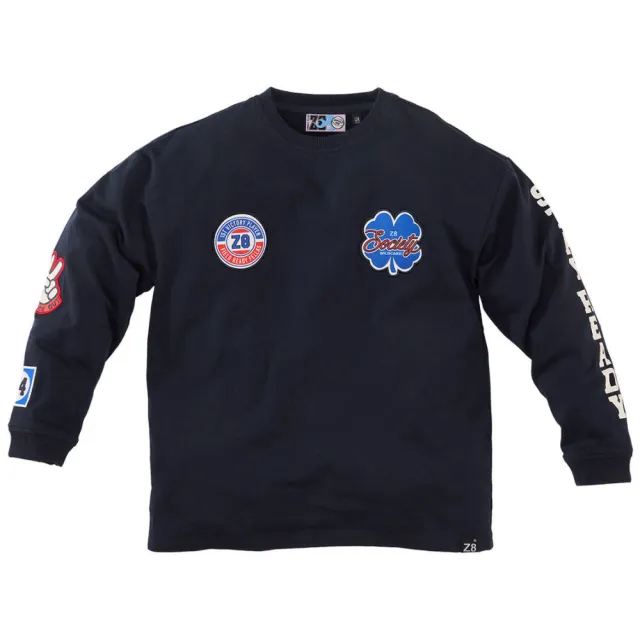Z8 kids longsleeve Mathis marineblauw, foto 2