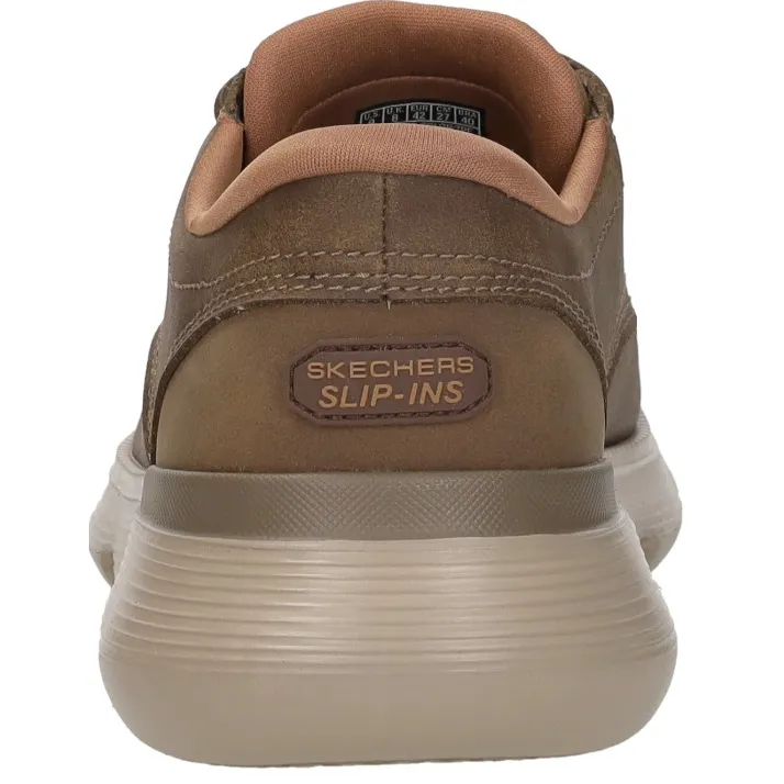 Skechers Garza leren sneakers middelbruin, foto 5