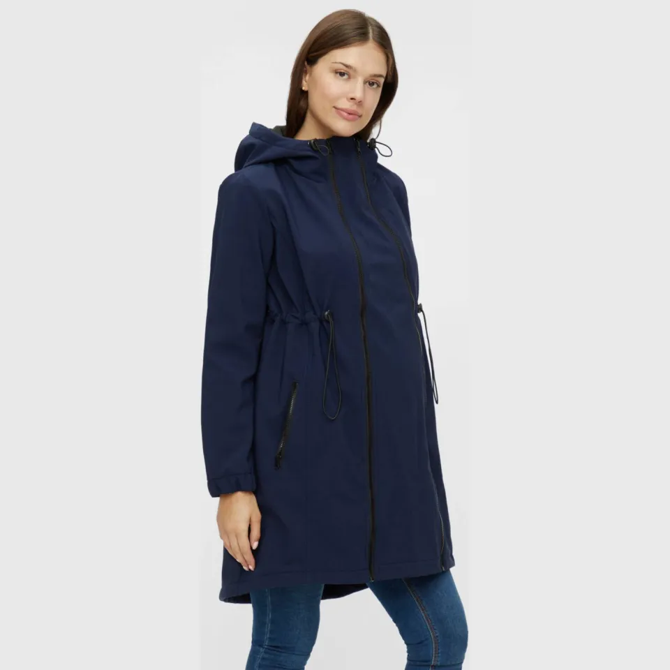 Mamalicious zwangerschapsparka donkerblauw, foto 5