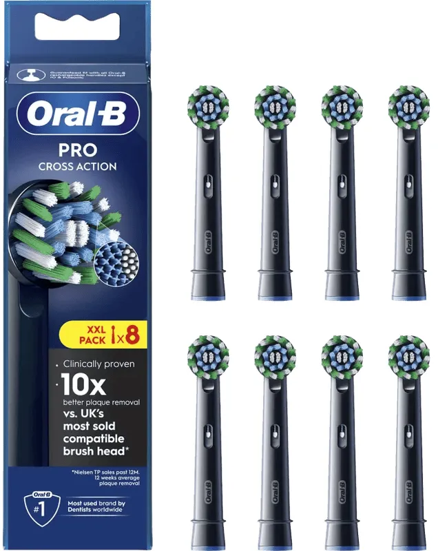 Oral-B Pro Cross Action Zwart (8 stuks)
