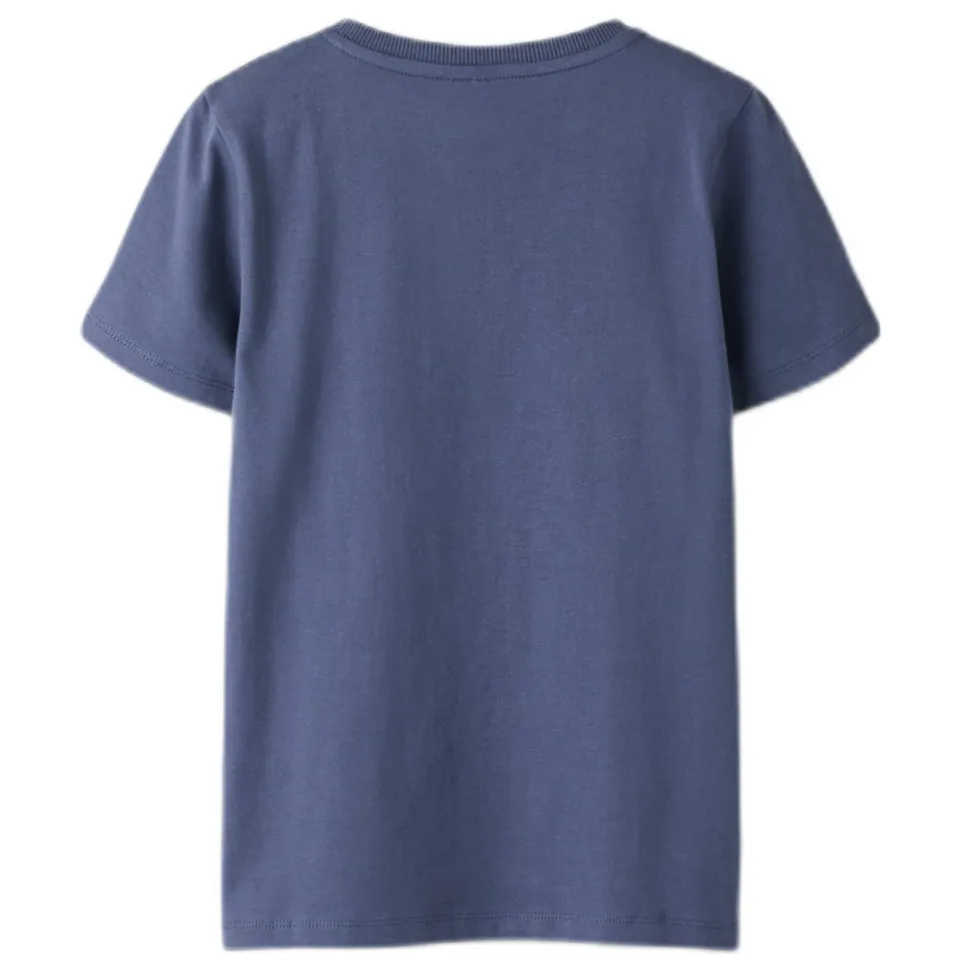 NAME IT t-shirt blauw met print, foto 3