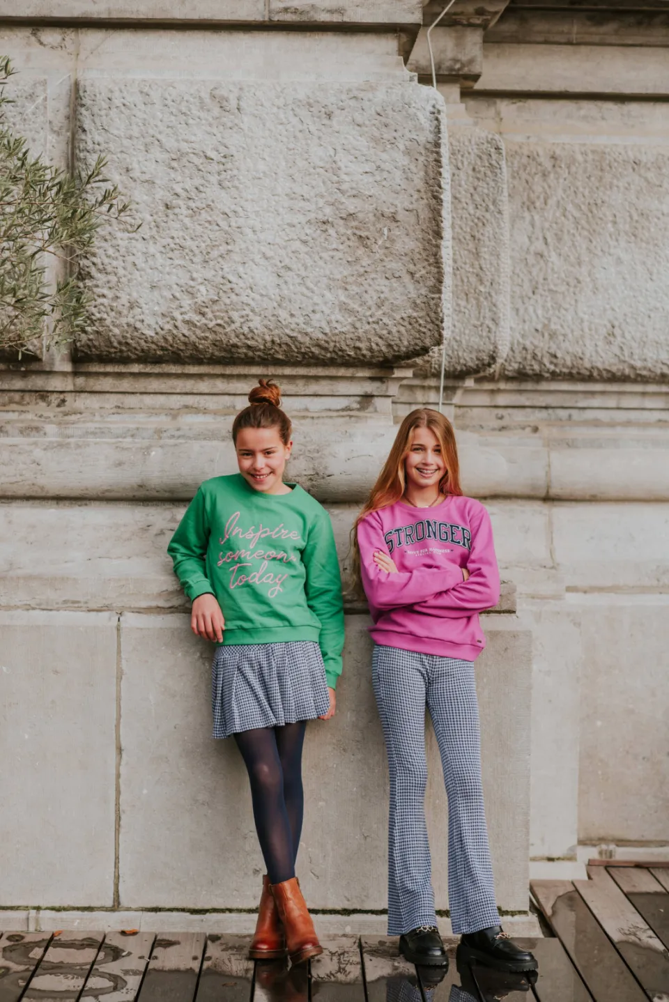 No Way Monday rechtvallende sweater met borduursels - groen, foto 4