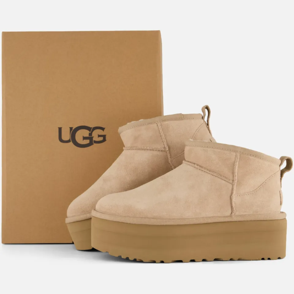 Ugg Classic Ultra Mini Platform laarzen beige, foto 3