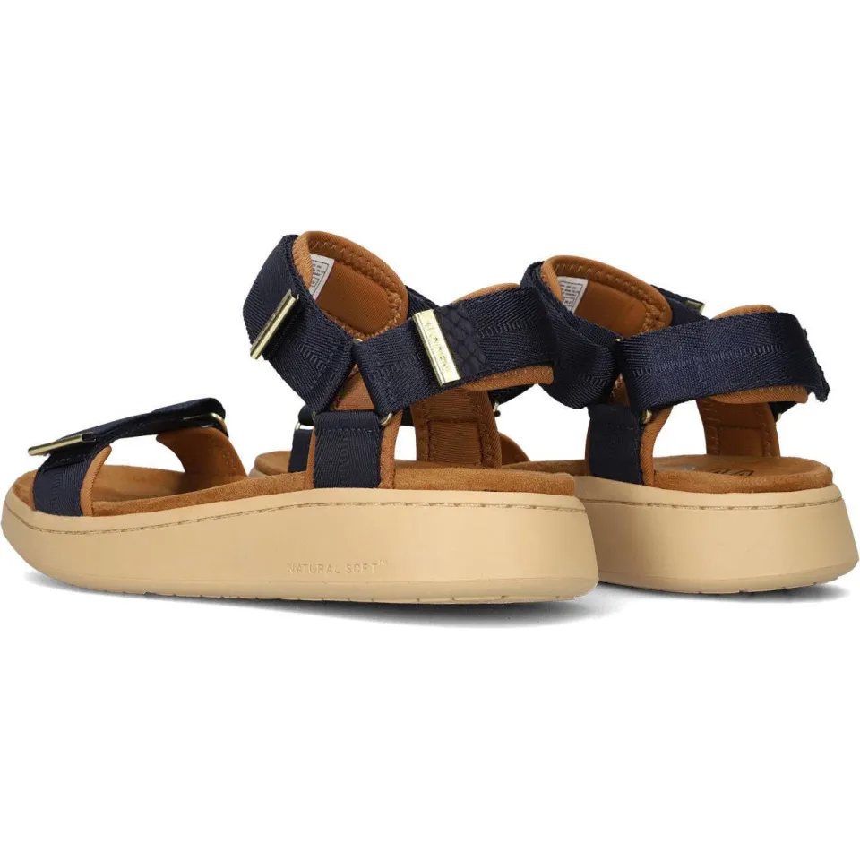Woden Sandalen Line Blauw, foto 2