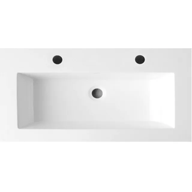 Sanilux Compact wastafel wit