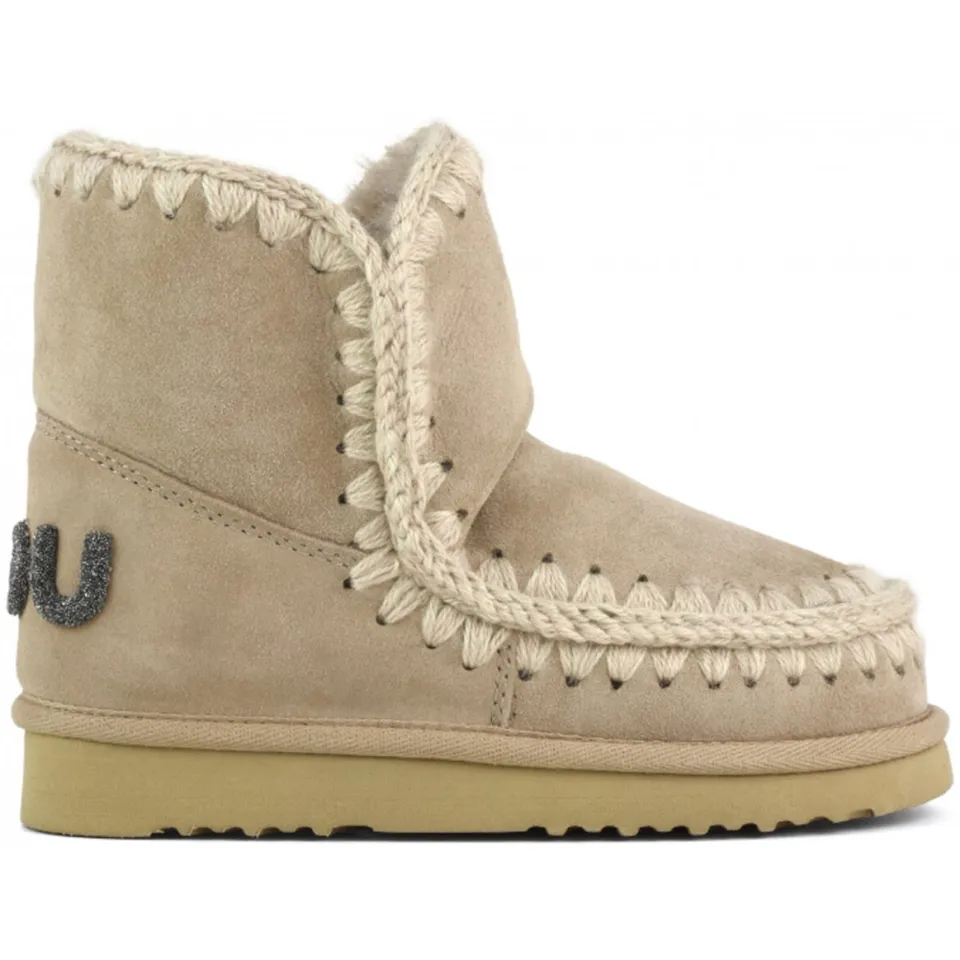 Mou Eskimo 18 glitter logo laars beige, foto 2