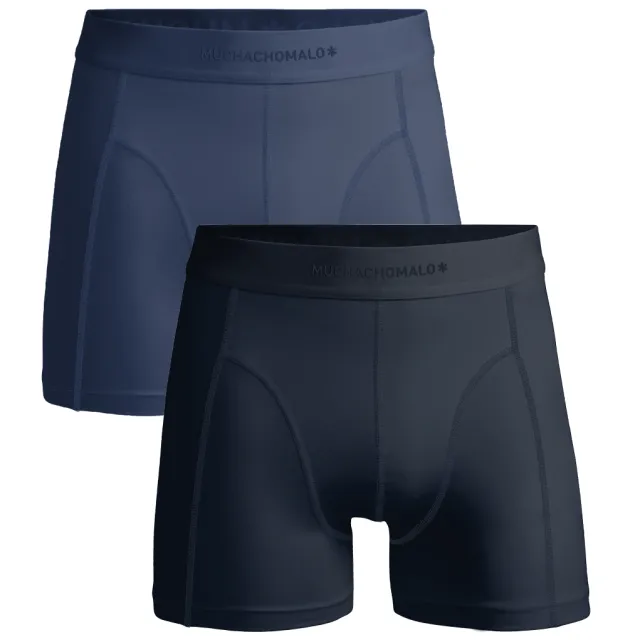 Muchachomalo Heren 2-pack Boxershorts Pima Cotton Veelkleurig