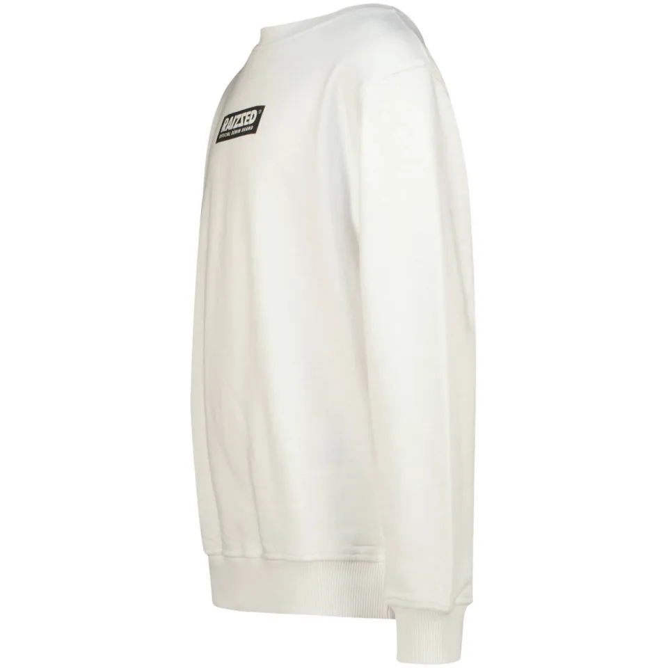 Raizzed sweater met logo - wit, foto 5