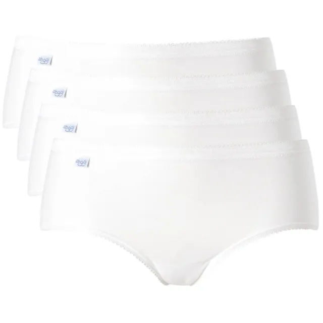 Sloggi Basic+ midislip 4-pack wit, foto 2