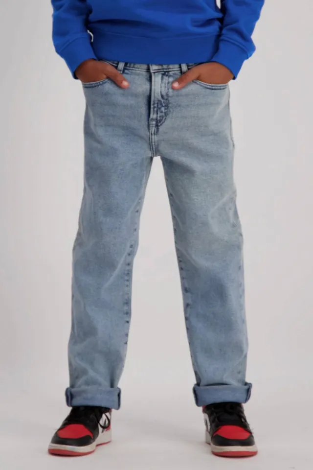 Cars loose fit jeans Maxwel bleached used Light blue denim
