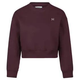 Koko Noko rechtvallende sweater - donkerpaars Effen, foto 2