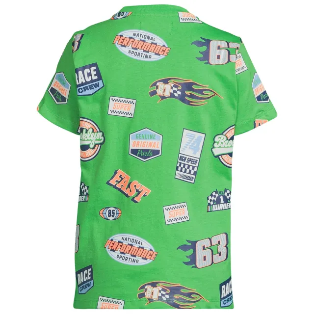 Orange Stars T-shirt groen, foto 2