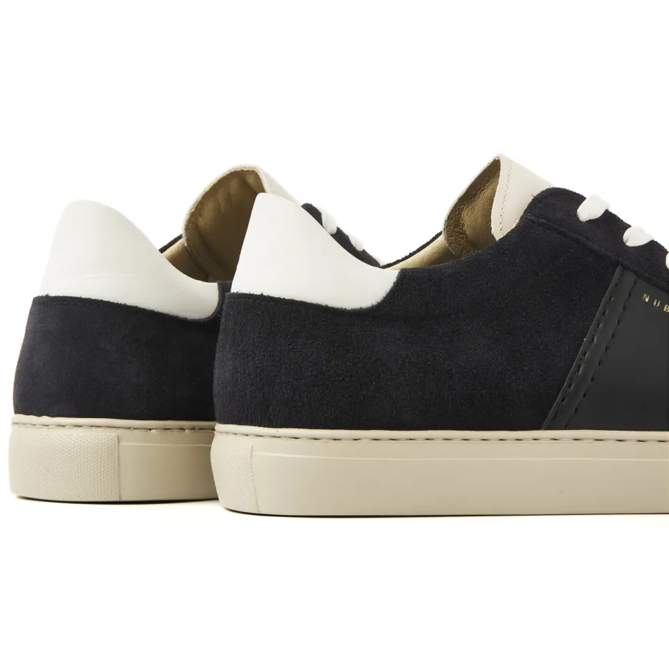Nubikk Jase Morris suède sneakers donkerblauw, foto 8