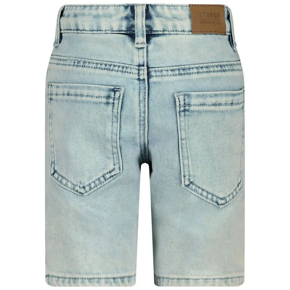Sturdy Summer Denims jeansshort lichtblauw denim, foto 5