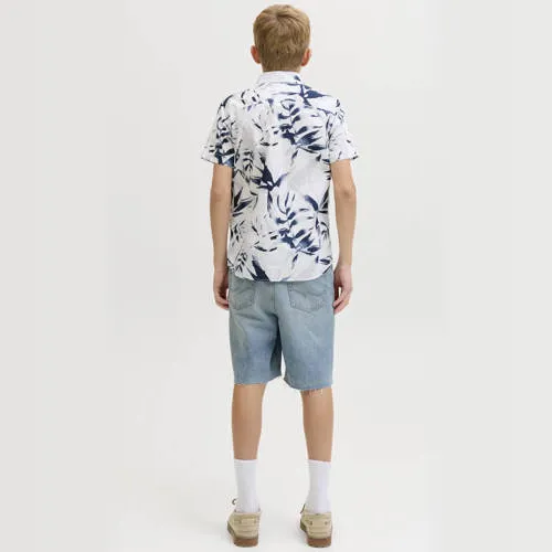 Jack & Jones Junior jeansshort medium blue denim, foto 3