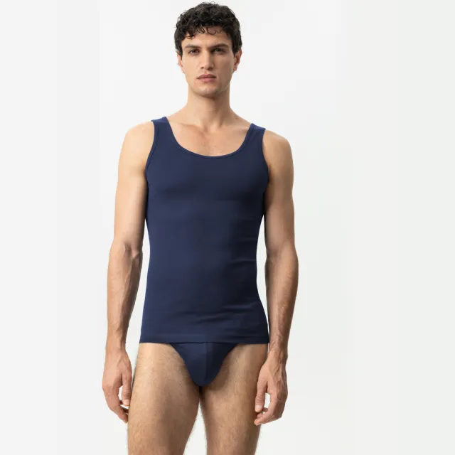 Mey Athletic shirt Serie Casual Cotton Yacht Blue
