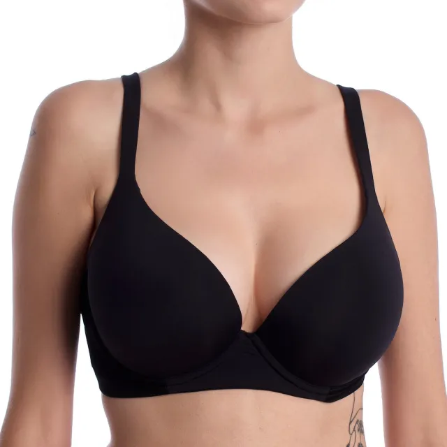 Lormar PLUNGE-EXTRA balconette-bh zwart