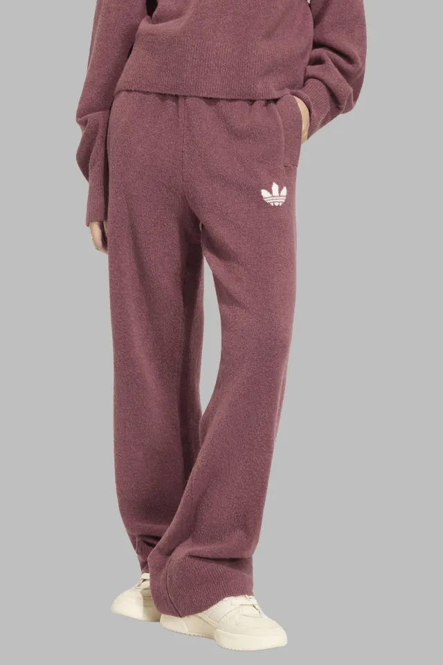 Adidas Essentials gebreide broek roodbruin, foto 3