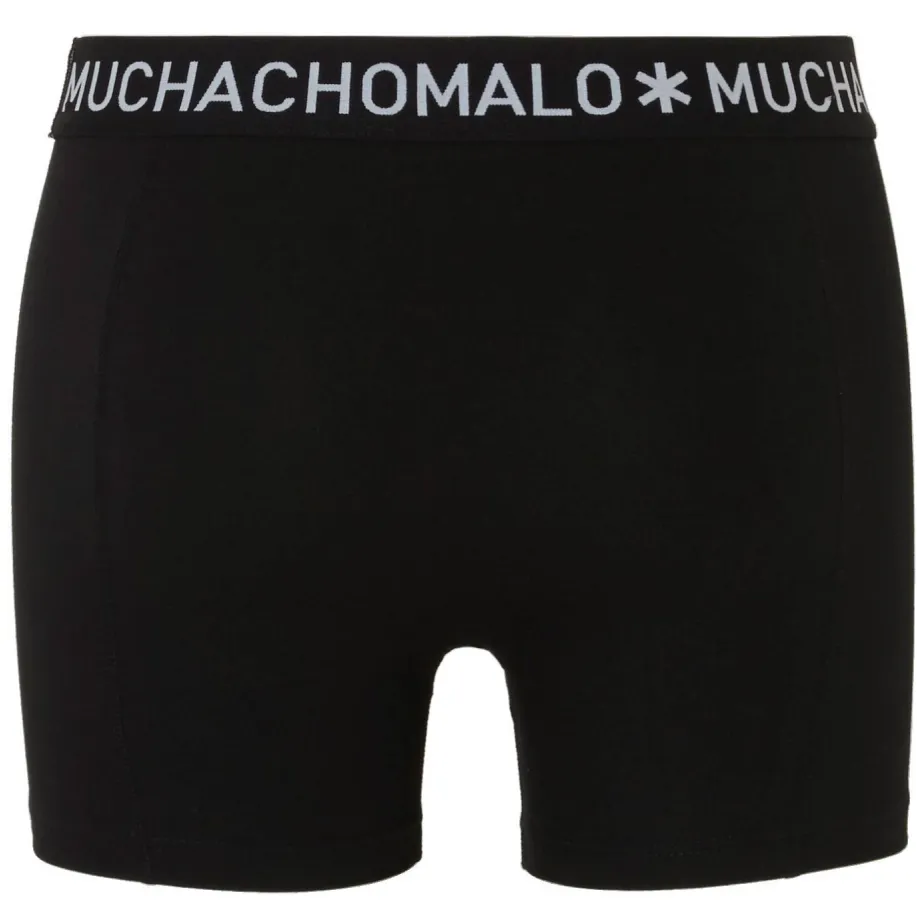 Muchachomalo Solid boxershorts 3-pack zwart, foto 3
