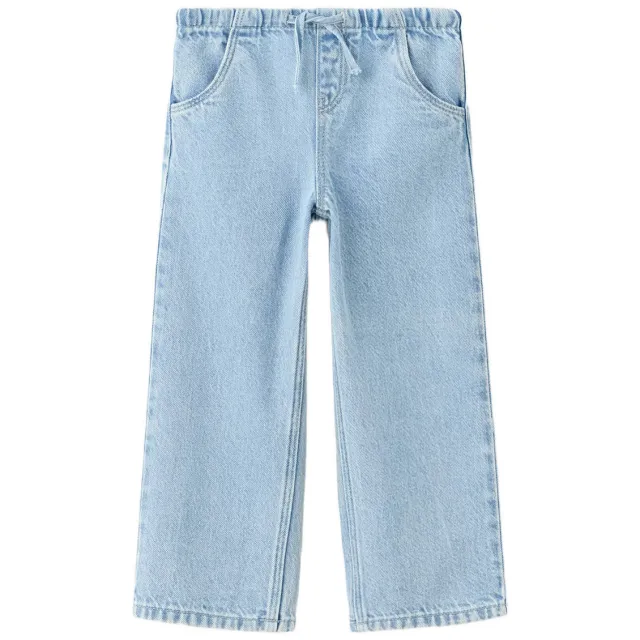 Mango Kids straight leg jeans - lichtblauw Light blue denim