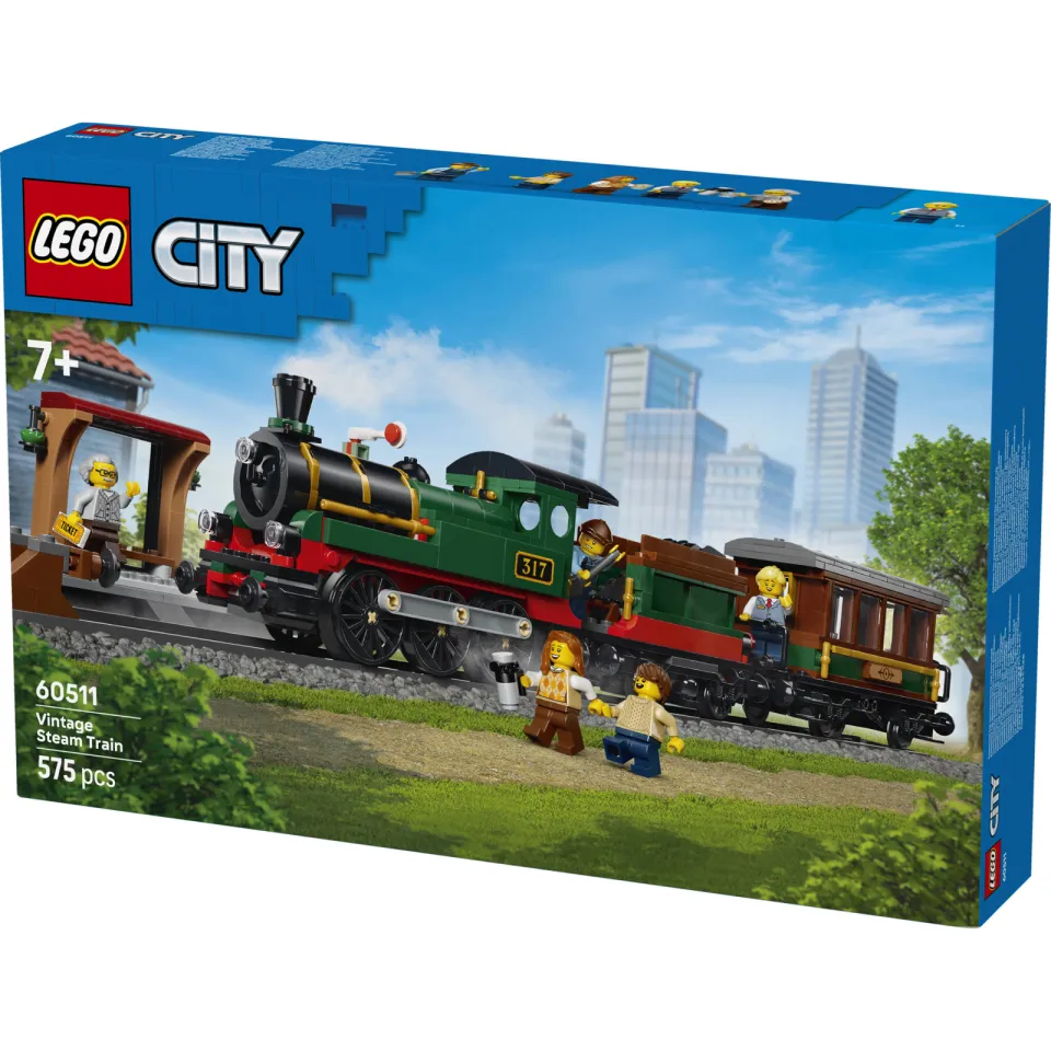Lego City Vintage stoomtrein 60511, foto 3